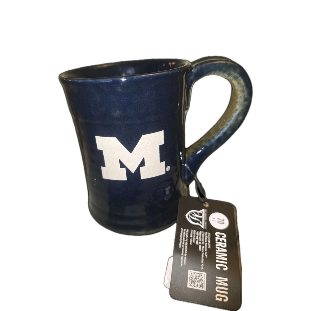 Memory Company Michigan Wolverines Official Ceramic X-Large 20 OZ Studio Pottery
